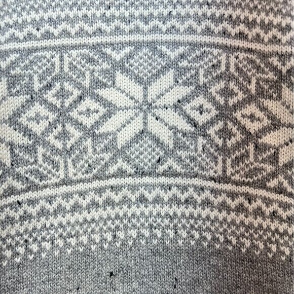 Tu Premium Clothing Mens Norwegian Pullover Sweater Large Gray Nordic Classic - Picture 6 of 11